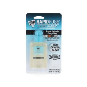 Dap Rapid Fuse All Purpose Adhesive Clear 1.67fl.oz Dap Rapid Fuse All Purpose Adhesive Clear 1.67fl.oz